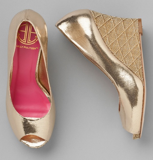 lilly gold Wedding Shoe Wednesday We have been looking for some cute 