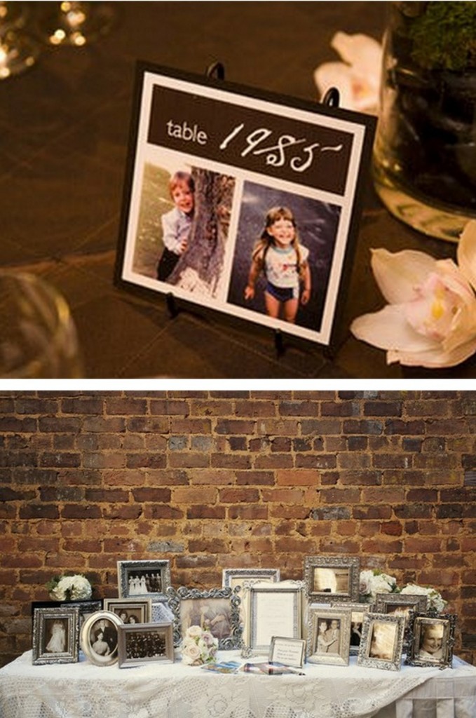 Incorporate "something old" into your wedding reception
