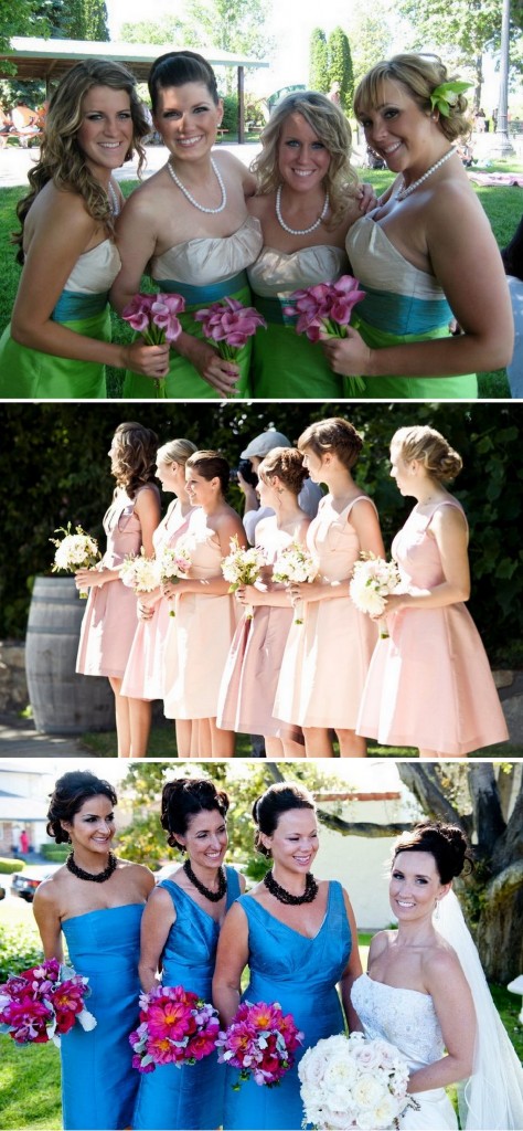 Grab your bridesmaids and come try on Anna Elyse dresses today